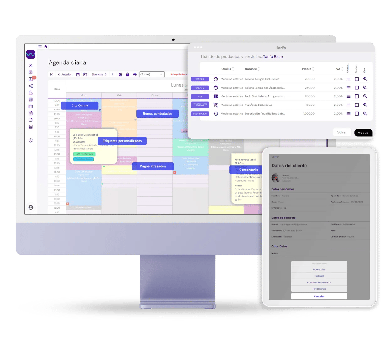 software para medicina estética - software para salones de belleza - SaaS para estética - agenda online - gestión de clínicas de estética 