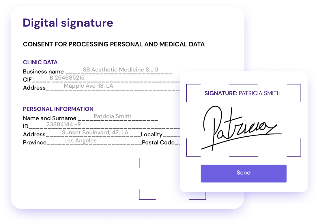 digital signature of medical documents with flowww-doctor