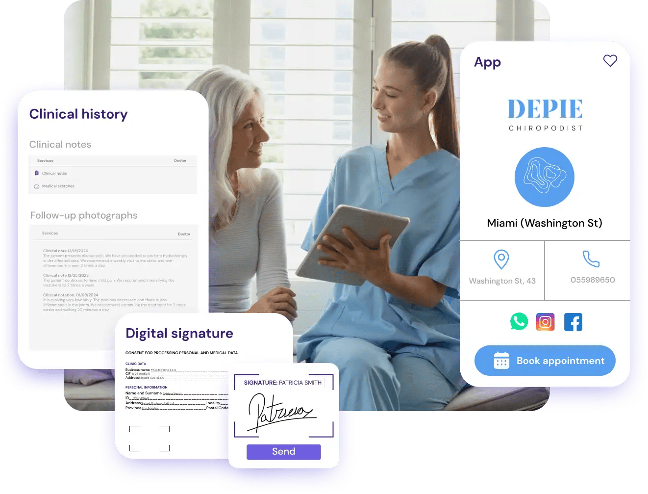 flowww is a software for podiatric clinics