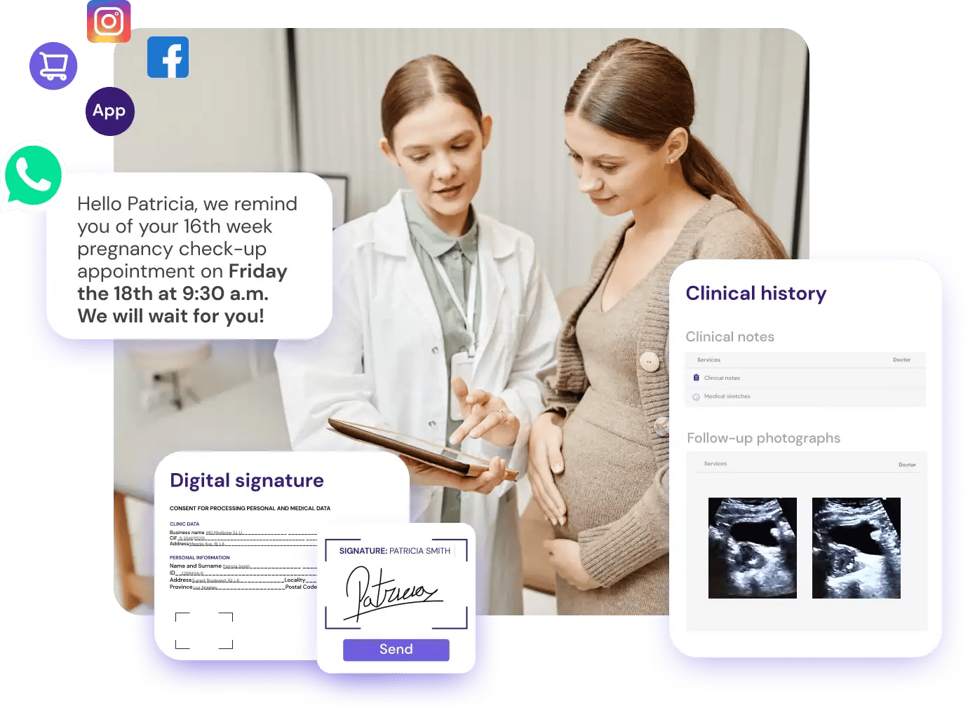 Software for obstetrics clinics